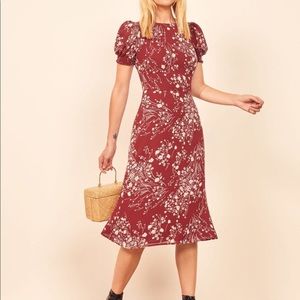 Reformation red Lee dress, size 0